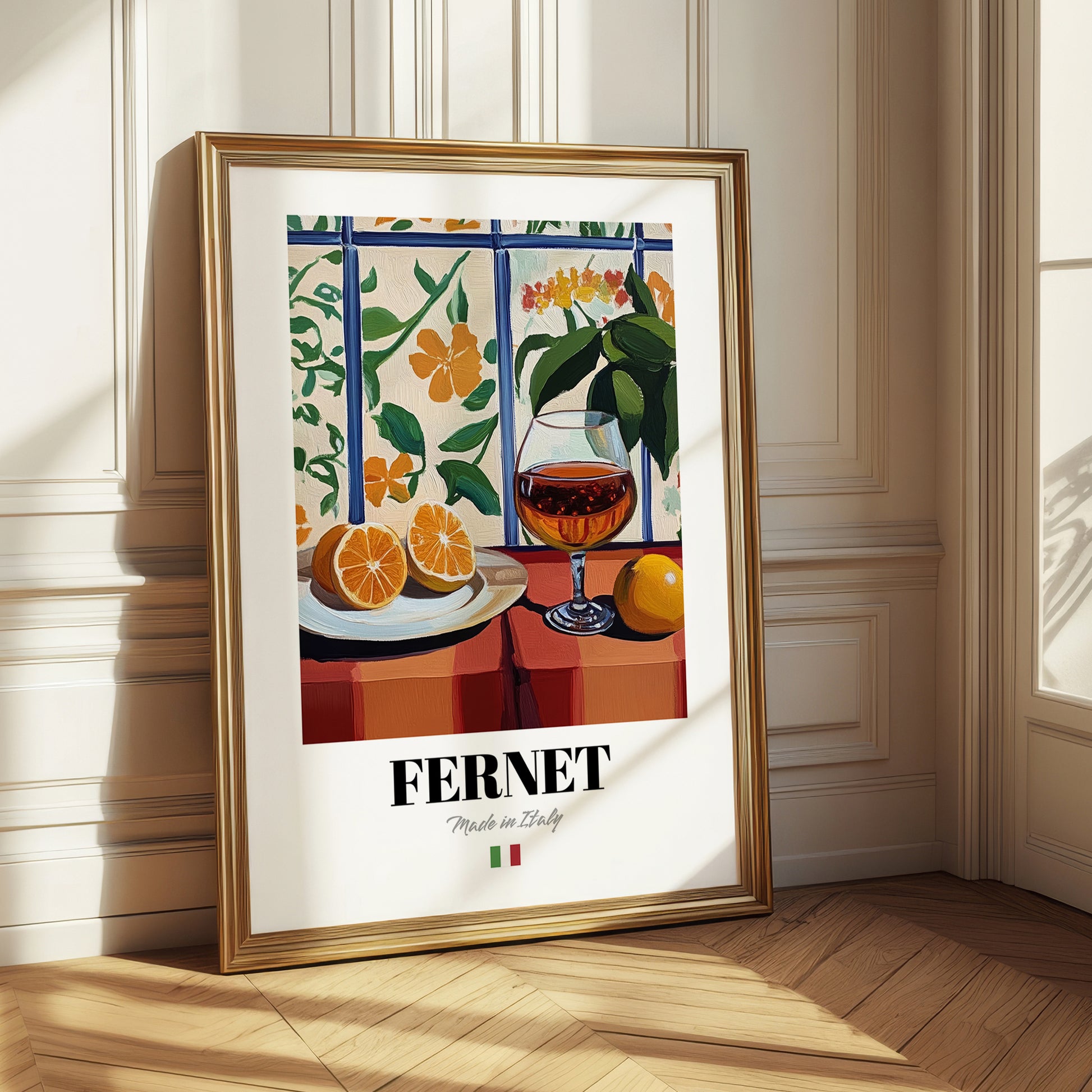 Fernet – Italian Liqueur Drink, Hotel Lobby Print