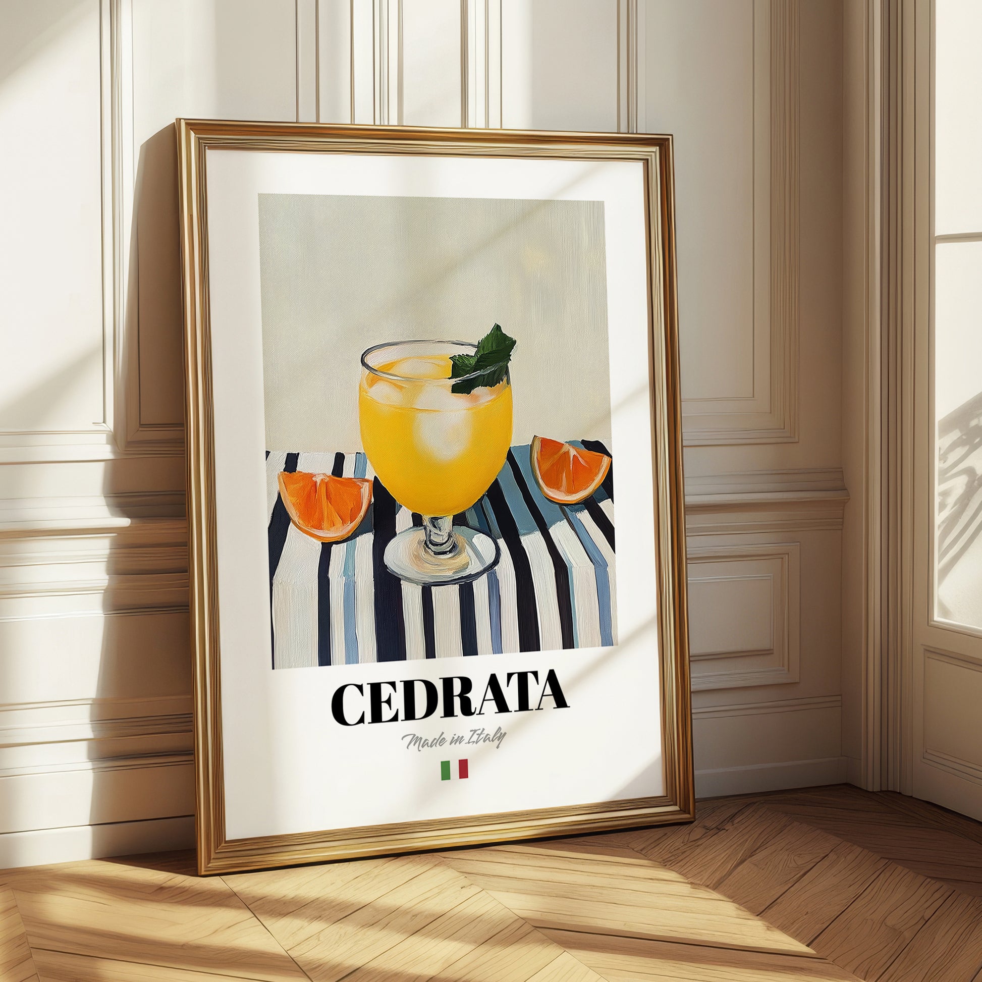Cedrata – Italian Beverage Drink, Jazz Bar Print