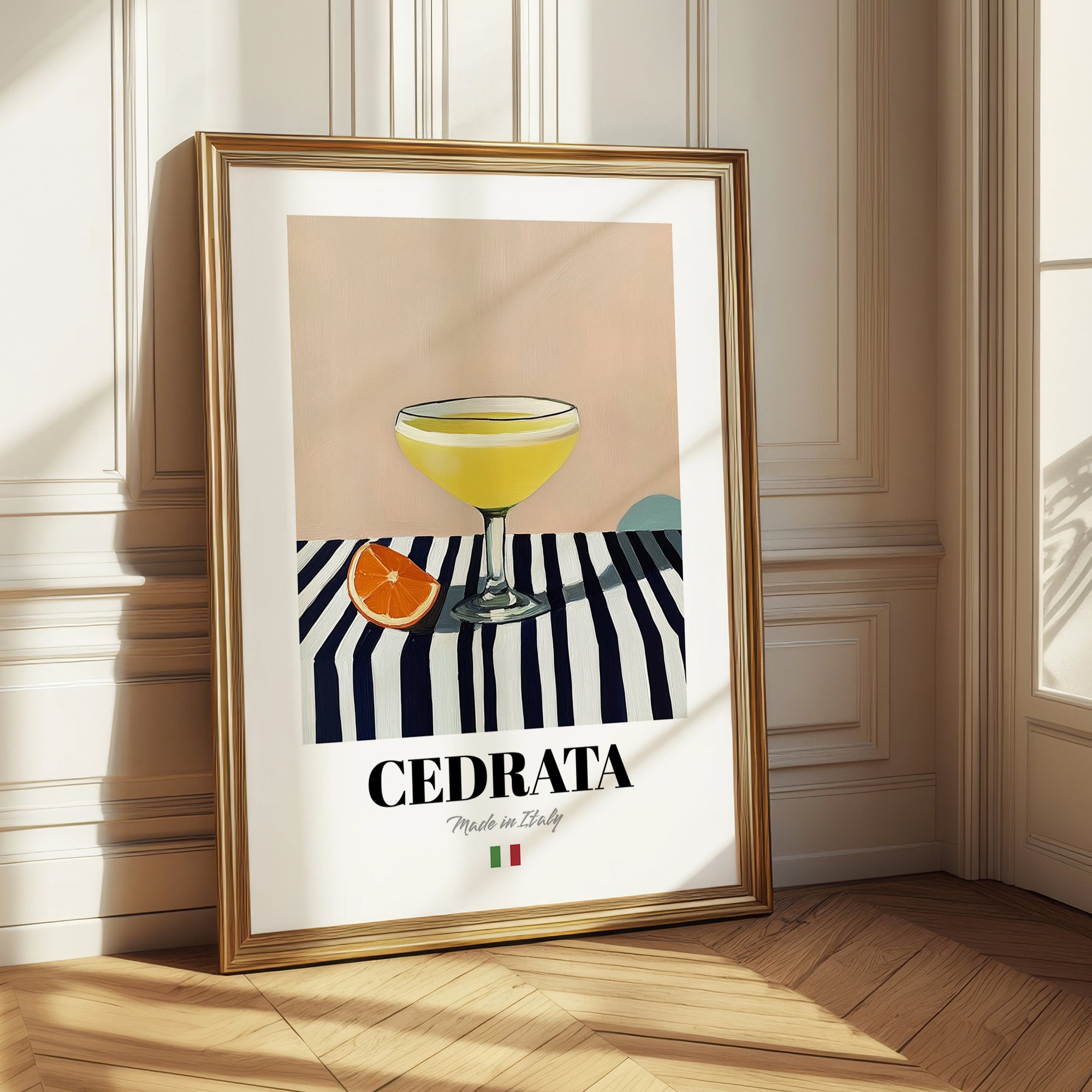 Cedrata – Italian Beverage Drink, Cocktail Lounge Wall Decor