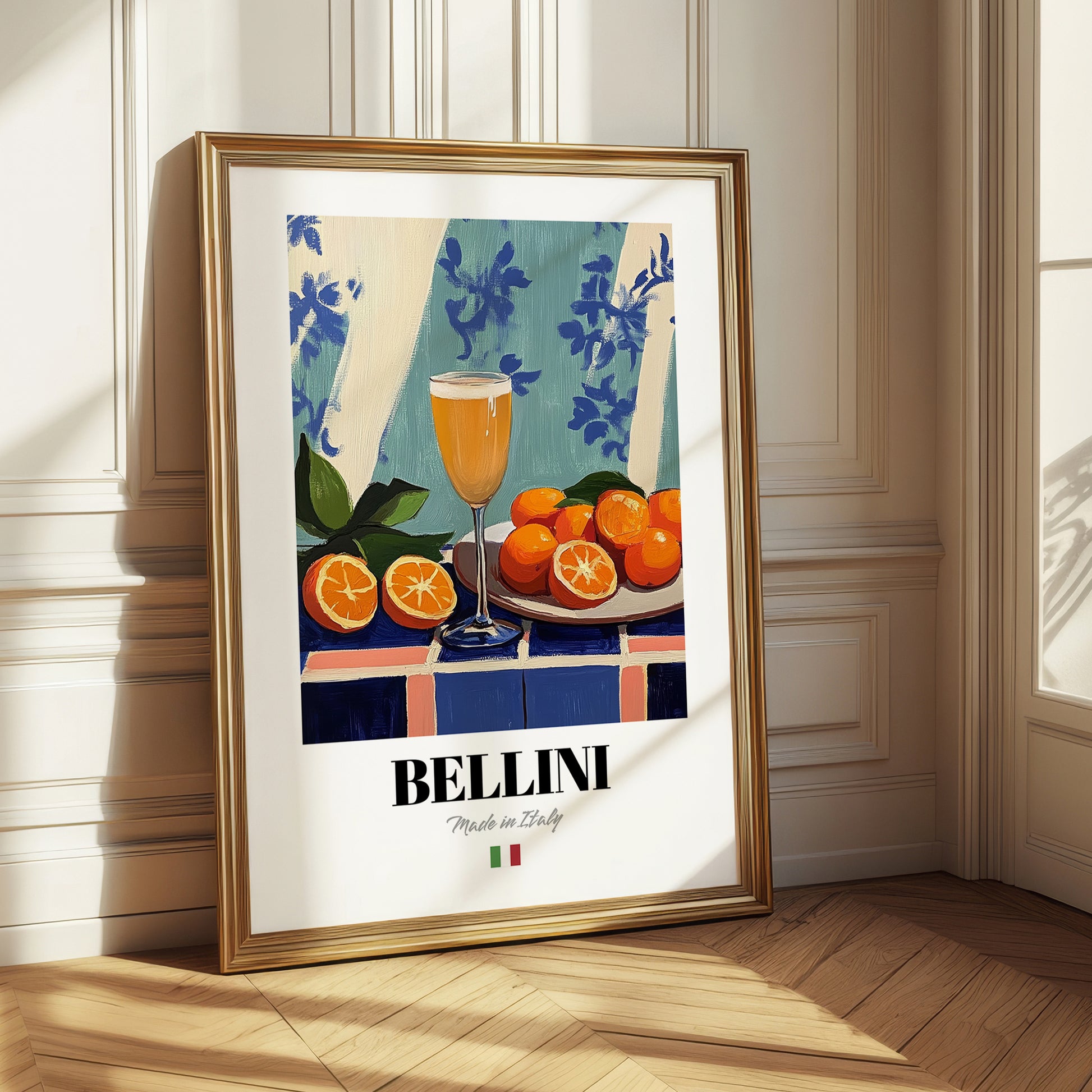 Bellini – Italian Cocktail Drink, Rooftop Terrace Art