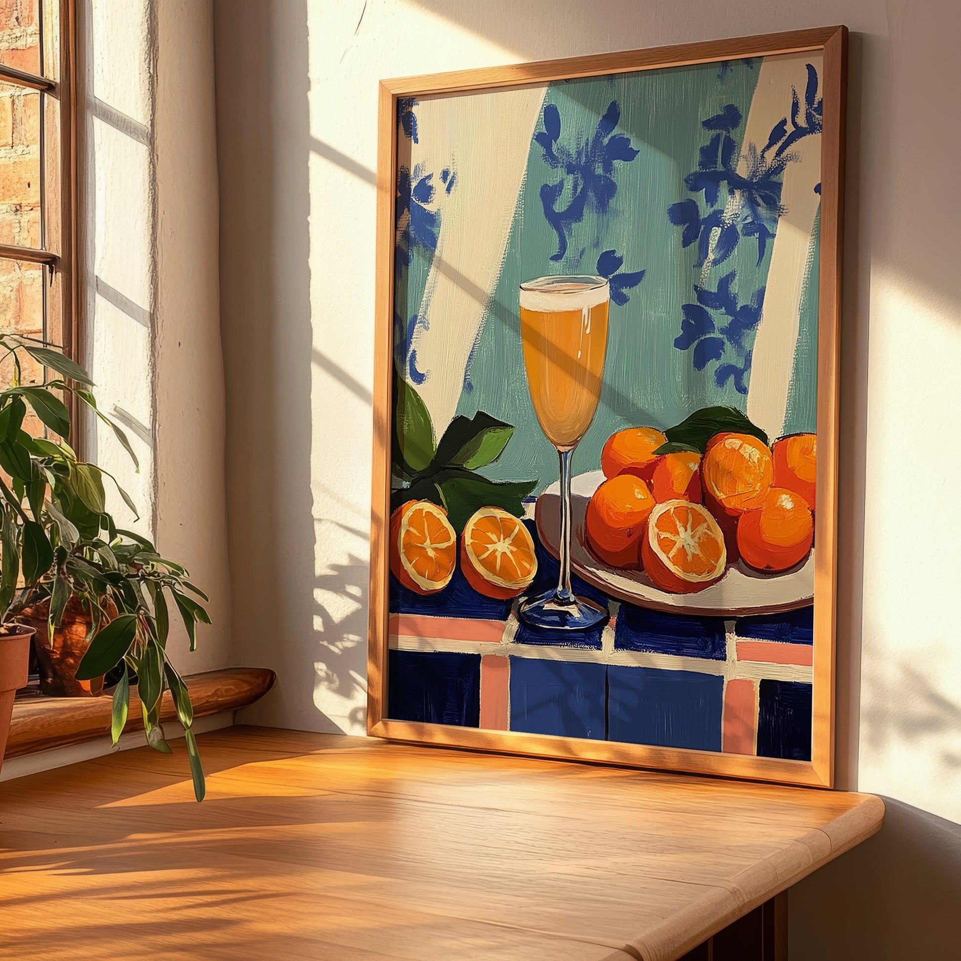 Bellini – Italian Cocktail Drink, Rooftop Terrace Art, clean layout with no caption