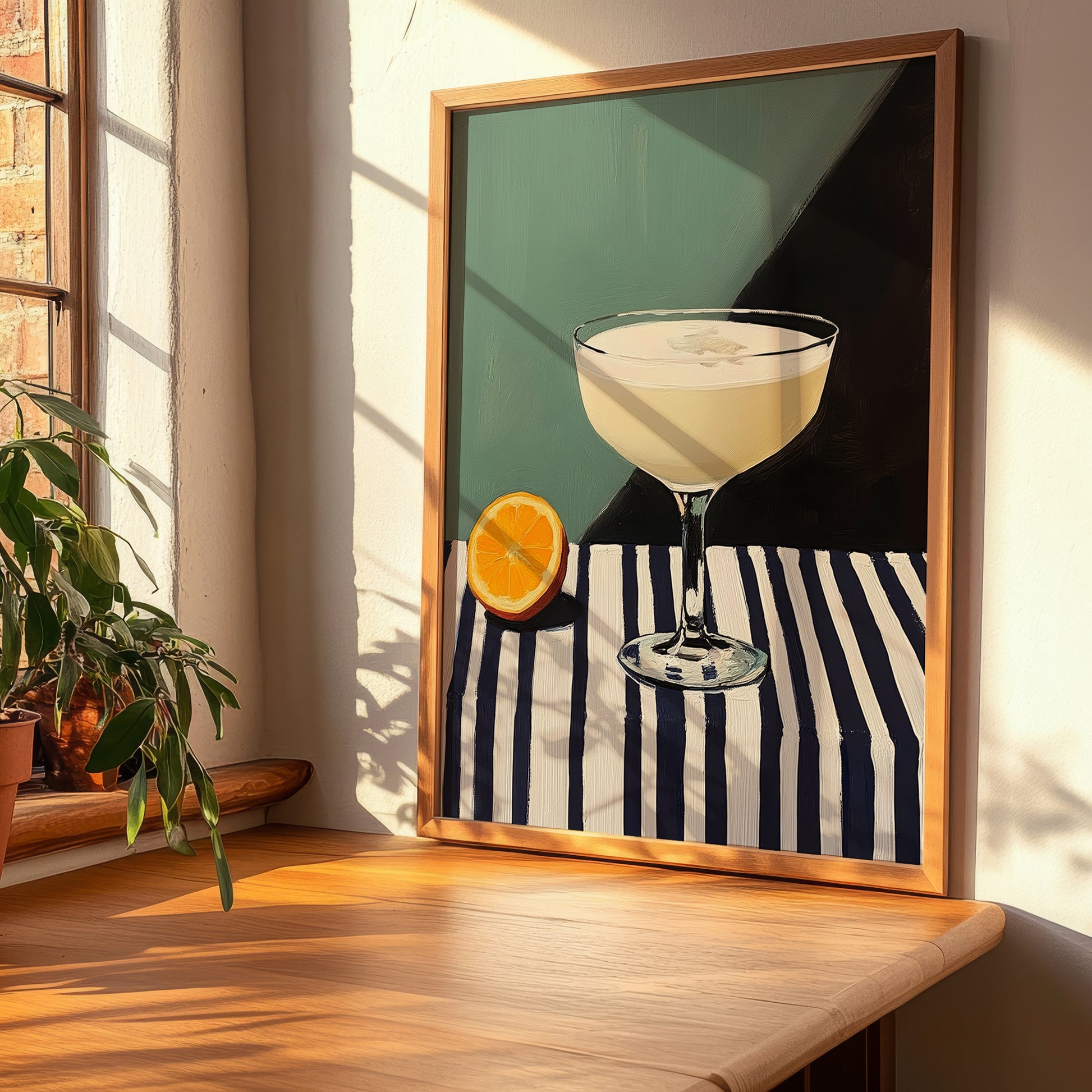 Sgroppino – Italian Cocktail Drink, Speakeasy Print, clean layout with no caption