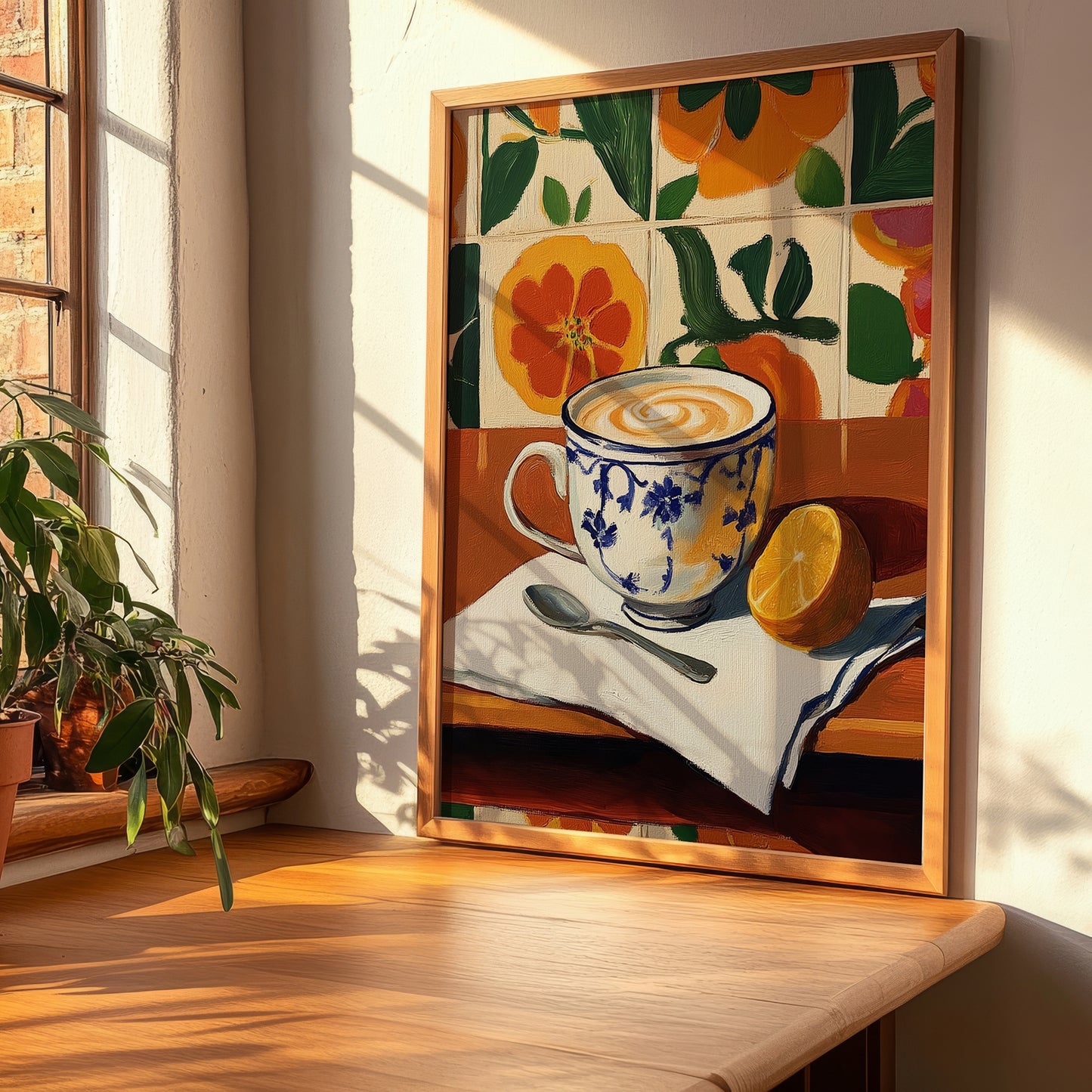 Marocchino – Italian Coffee, Book Café Wall Art, clean layout with no caption