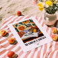 Marocchino – Italian Coffee, Book Café Wall Art, unframed on coastal sand