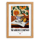 Marocchino – Italian Coffee, Book Café Wall Art, set in oak frame