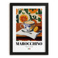 Marocchino – Italian Coffee, Book Café Wall Art, in sleek black frame