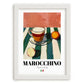 Marocchino – Italian Coffee, Book Café Art, placed in minimal white frame