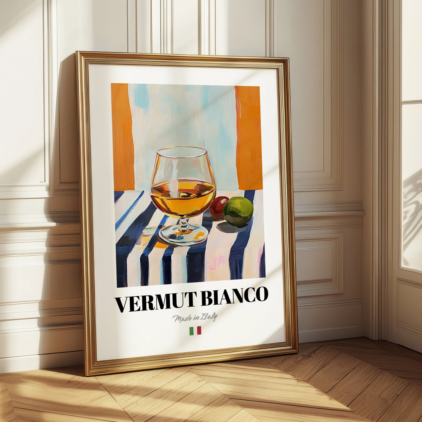 Vermut Bianco – Italian Cocktail Drink, Sky Bar Poster