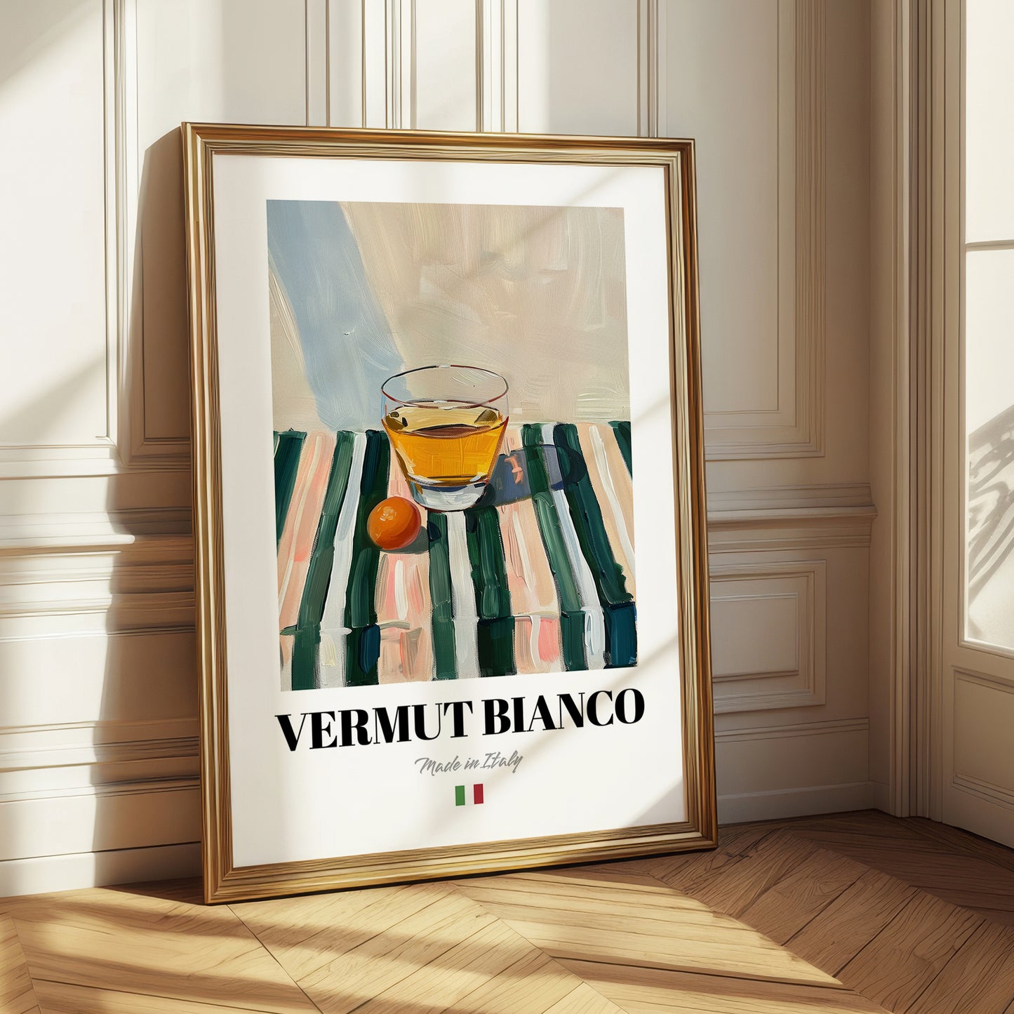 Vermut Bianco – Italian Cocktail Drink, Sky Bar Print