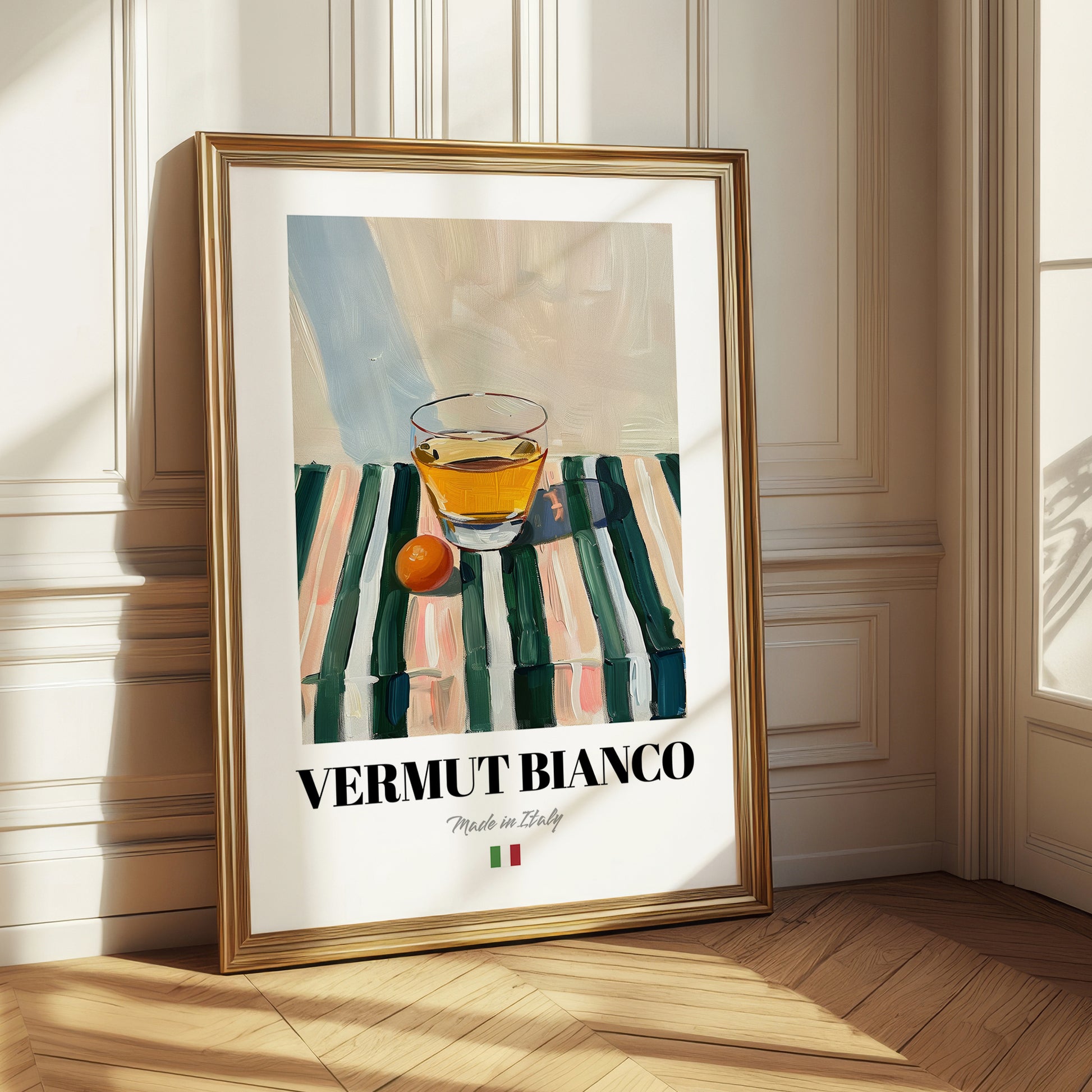 Vermut Bianco – Italian Cocktail Drink, Sky Bar Print
