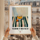 Vermut Bianco – Italian Cocktail Drink, Sky Bar Print, styled in a charming Paris street view