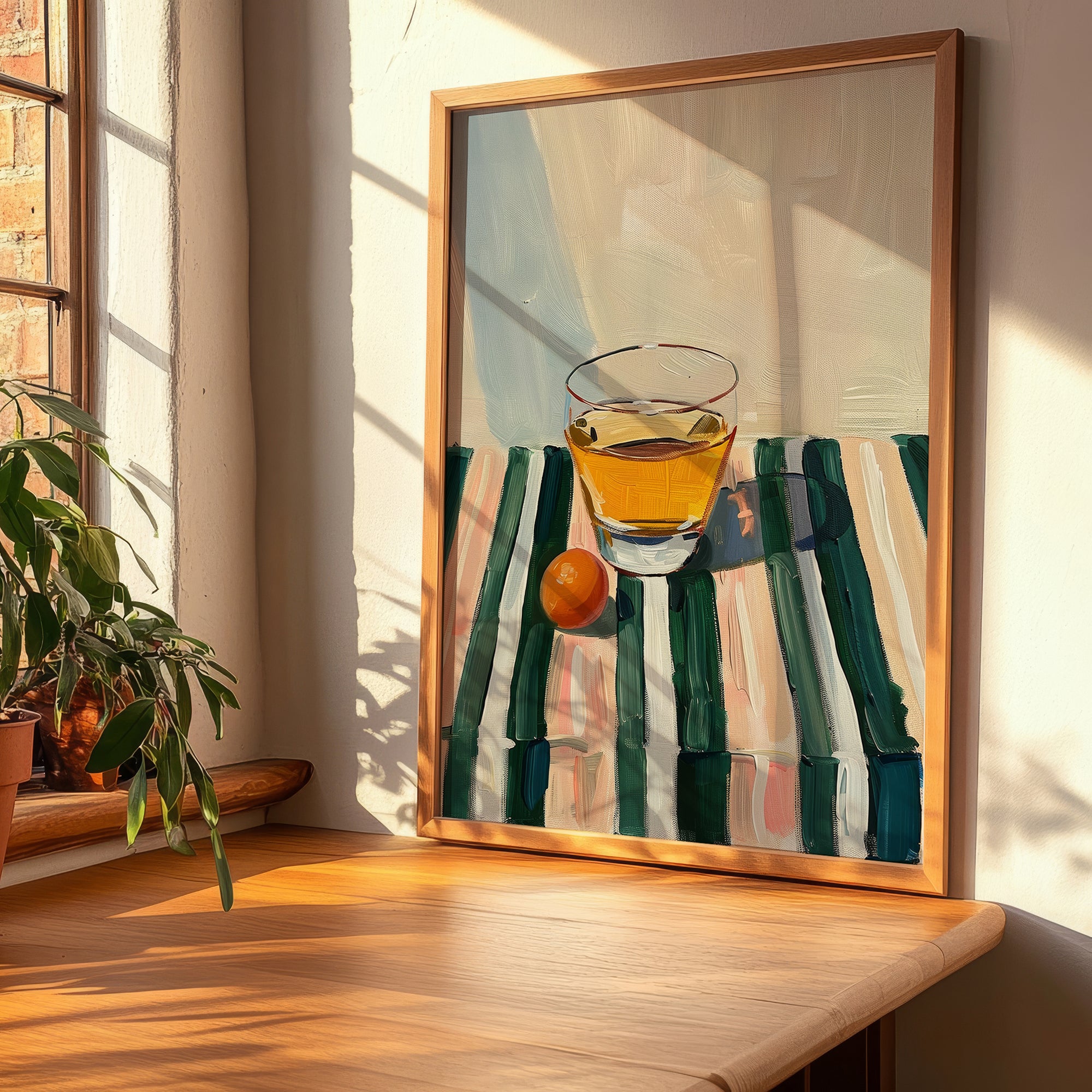 Vermut Bianco – Italian Cocktail Drink, Sky Bar Print, clean layout with no caption