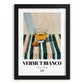 Vermut Bianco – Italian Cocktail Drink, Sky Bar Print, in sleek black frame