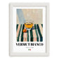 Vermut Bianco – Italian Cocktail Drink, Sky Bar Print, placed in minimal white frame