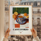 Caffè d'Orzo – Italian Cocktail Drink, Sky Bar Print, styled in a charming Paris street view