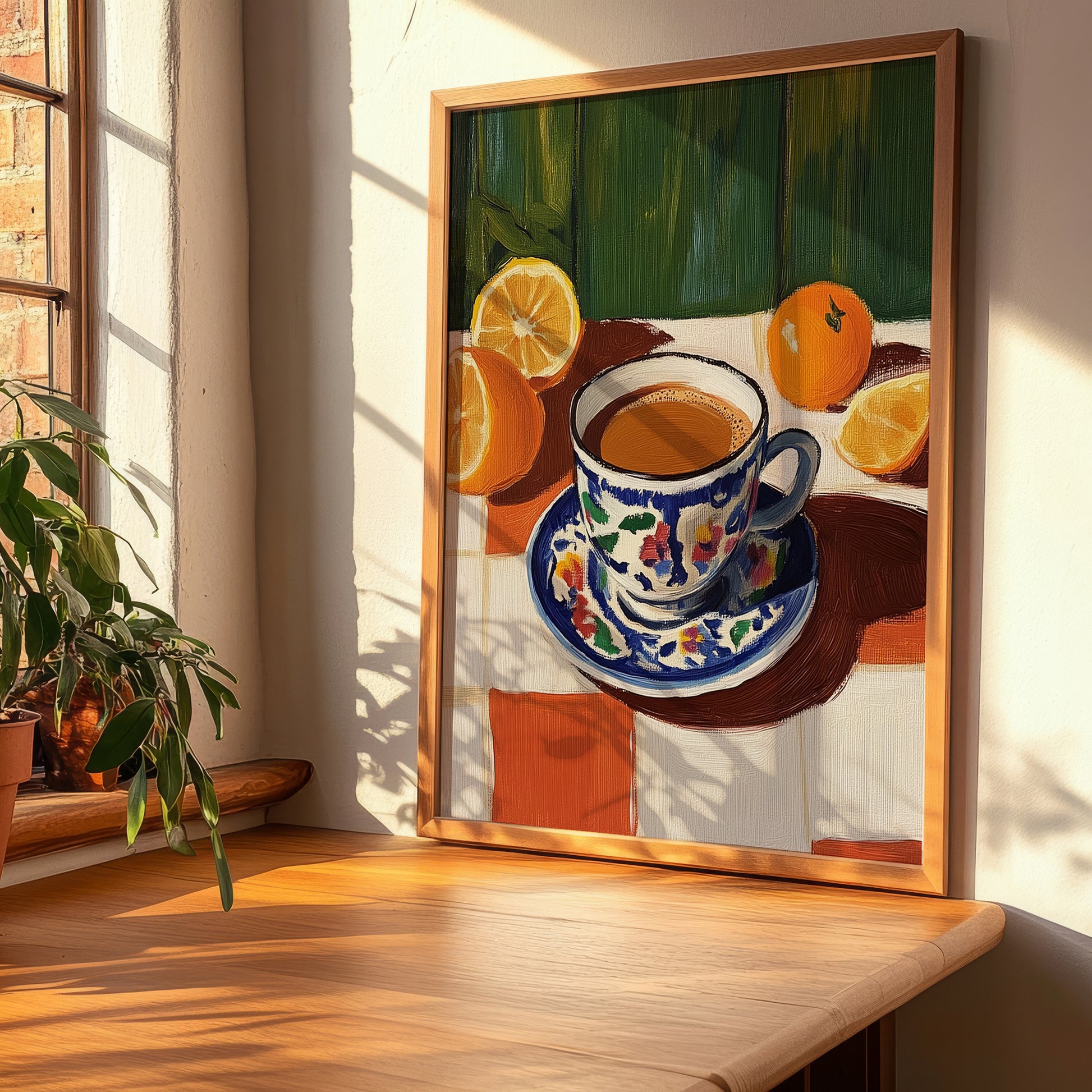 Caffè d'Orzo – Italian Cocktail Drink, Sky Bar Print, clean layout with no caption