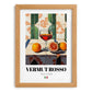 Vermut Rosso – Italian Coffee, Café Print, set in oak frame