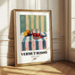 Vermut Rosso – Italian Cocktail Drink, Beach Bar Print