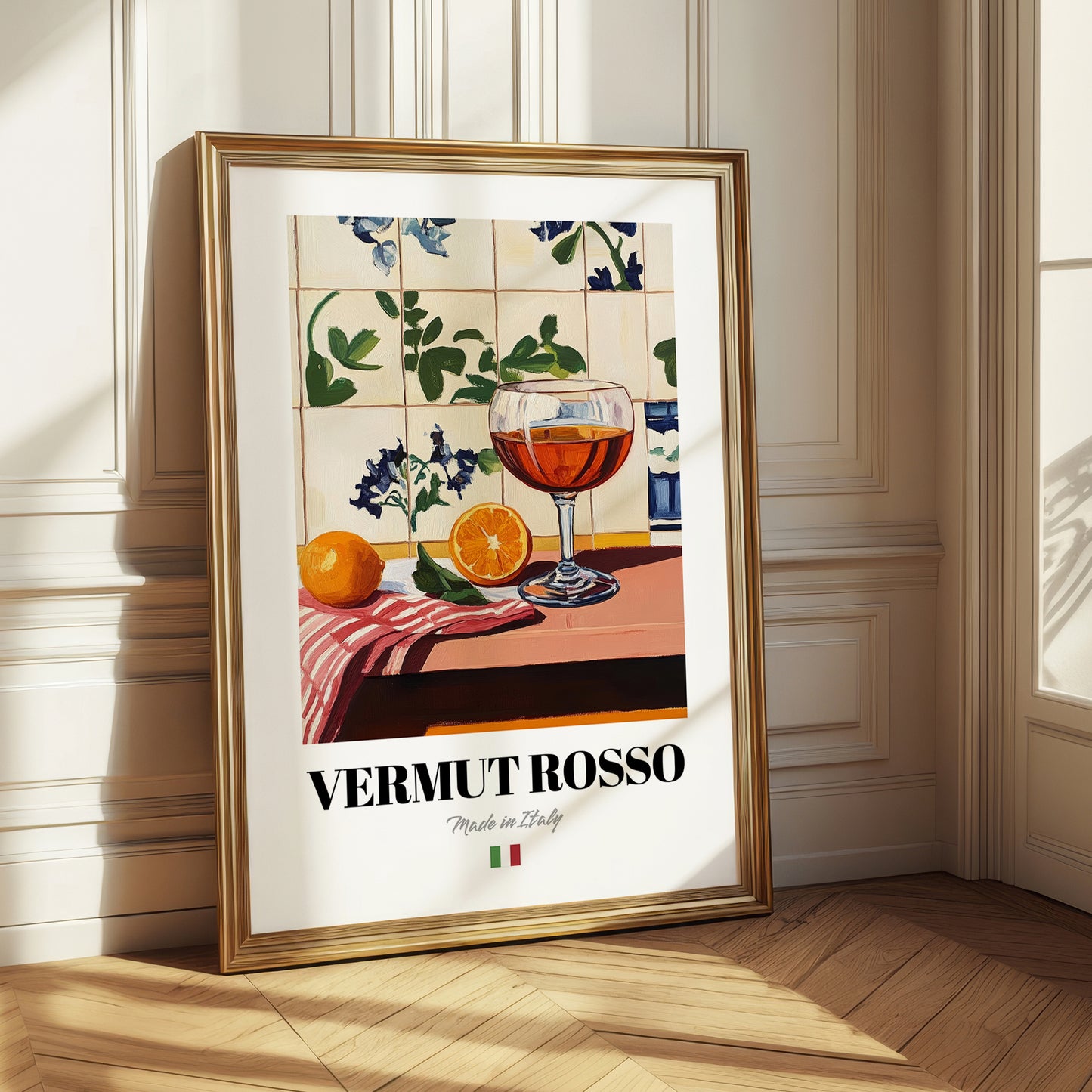 Vermut Rosso – Italian Cocktail Drink, Sky Bar Print