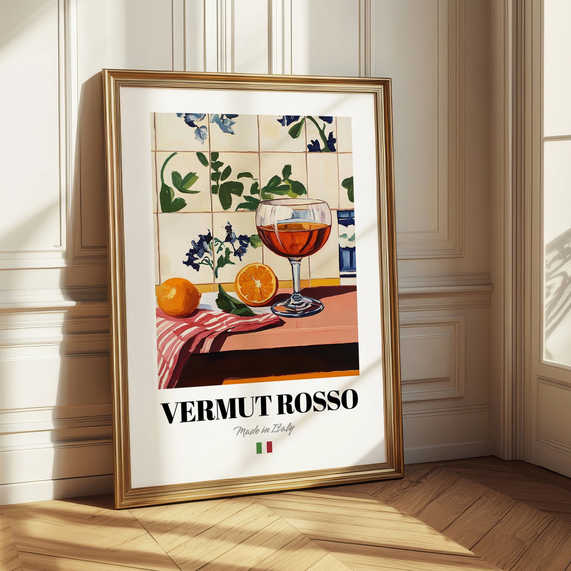 Vermut Rosso – Italian Cocktail Drink, Sky Bar Print