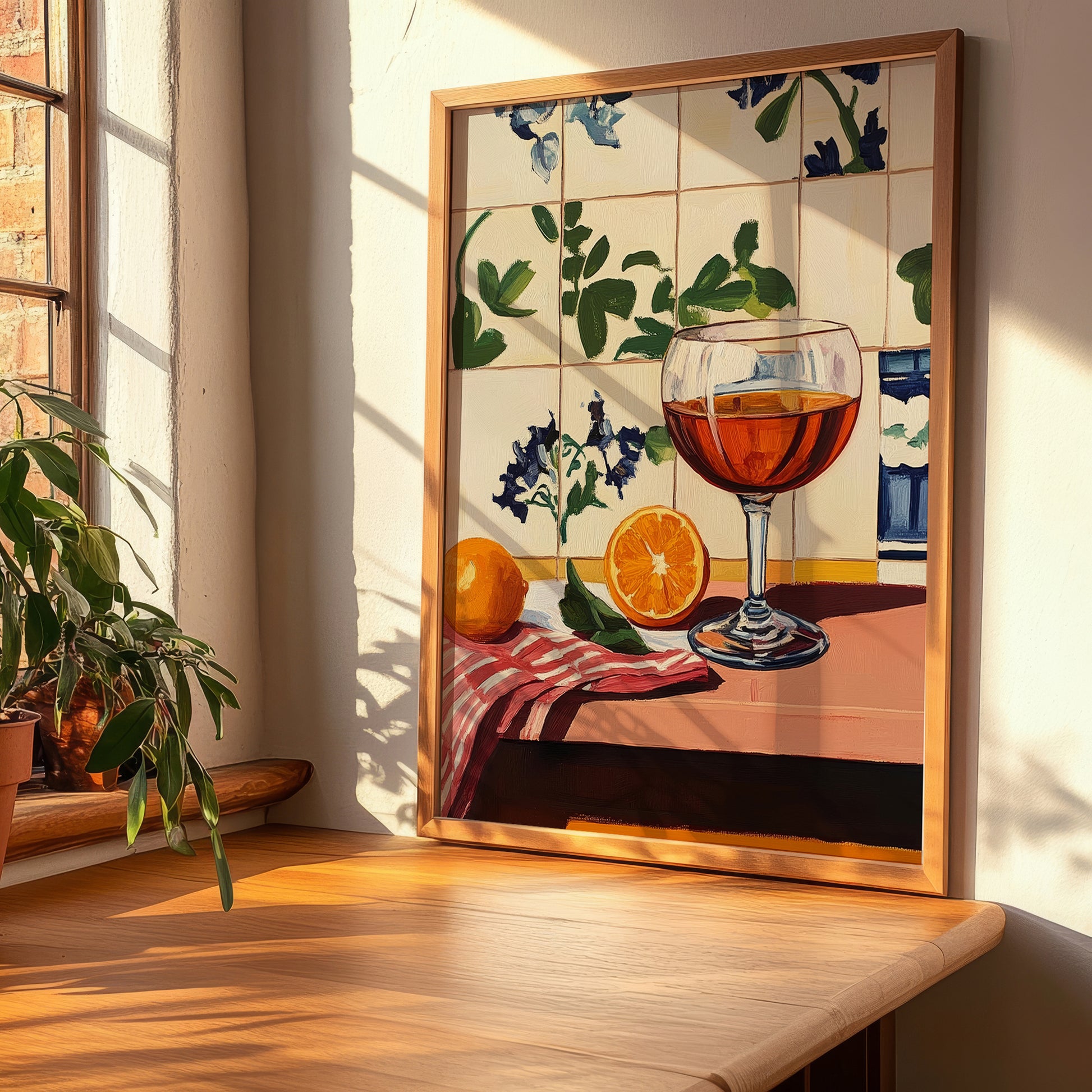 Vermut Rosso – Italian Cocktail Drink, Sky Bar Print, clean layout with no caption