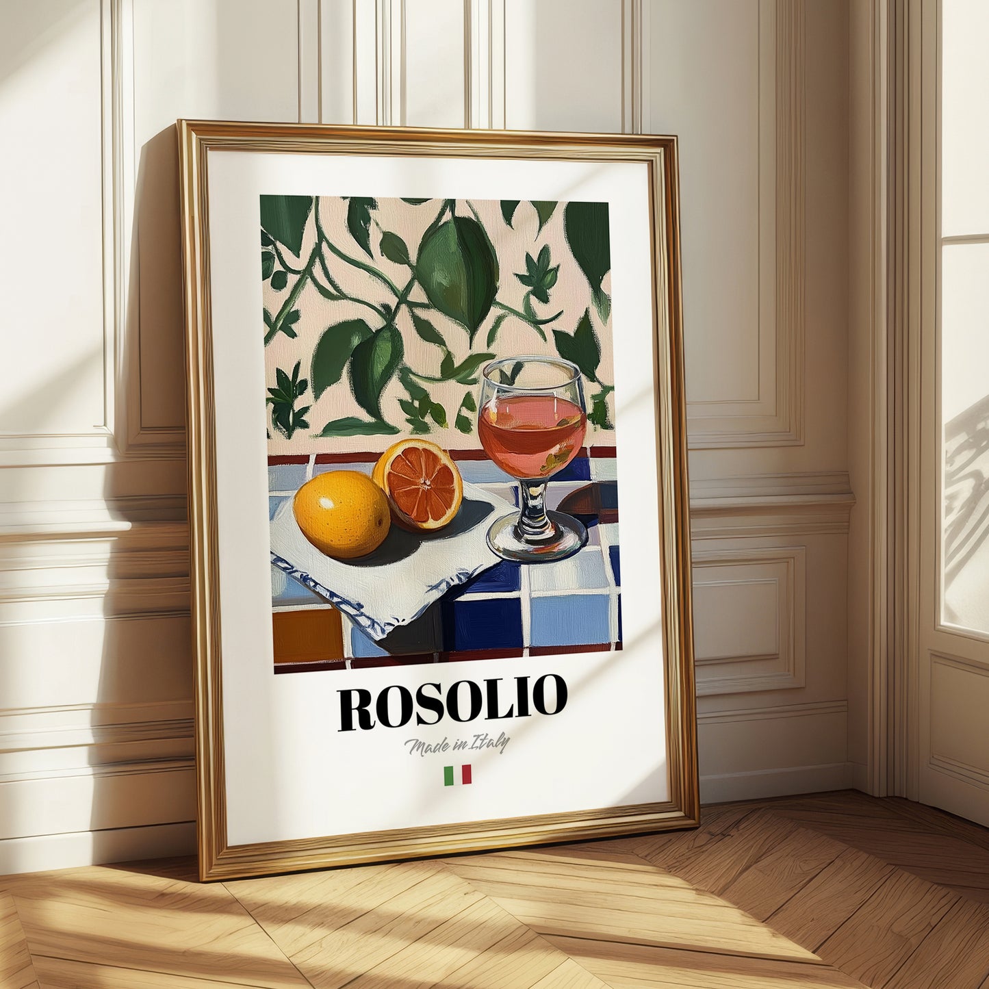 Rosolio – Italian Liqueur Drink, Rooftop Terrace Art