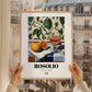 Rosolio – Italian Liqueur Drink, Rooftop Terrace Art, styled in a charming Paris street view