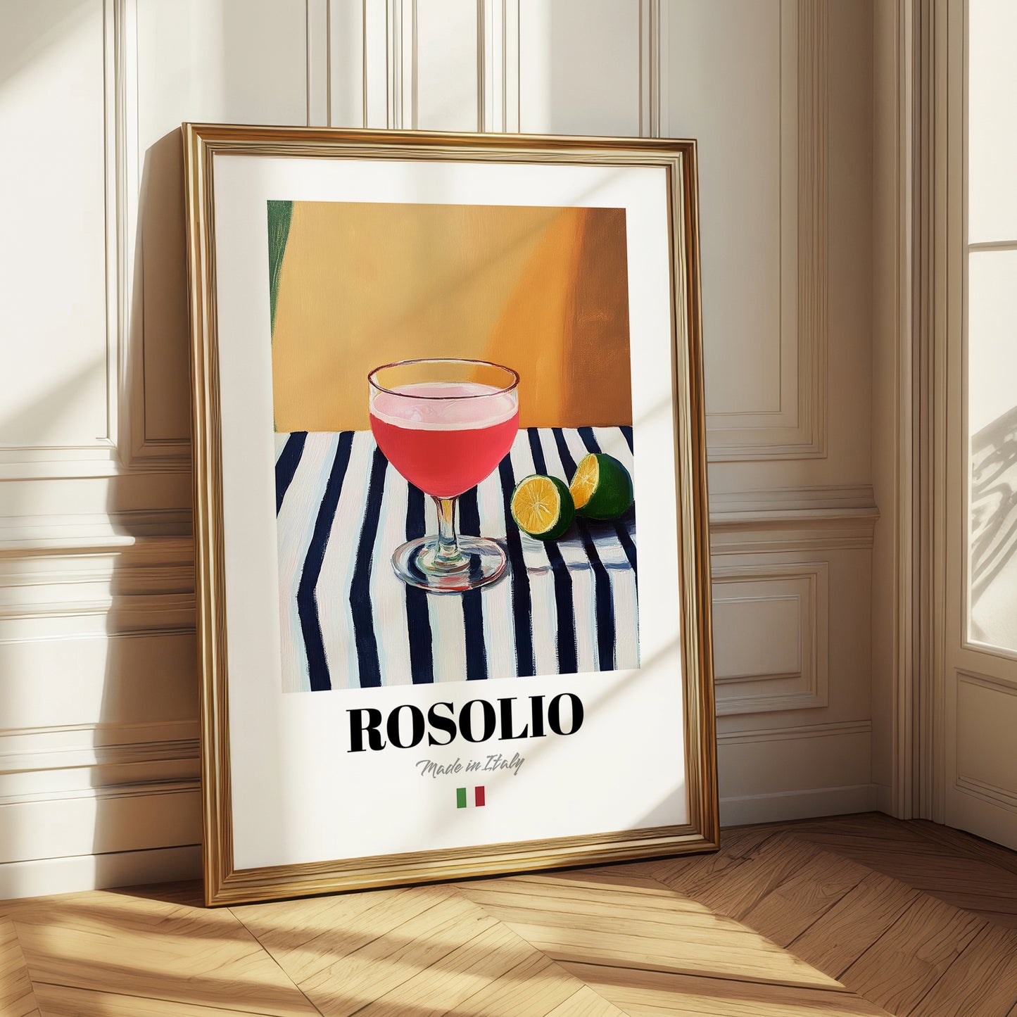 Rosolio – Italian Liqueur Drink, Sky Bar Poster