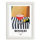 Rosolio – Italian Liqueur Drink, Sky Bar Poster, placed in minimal white frame
