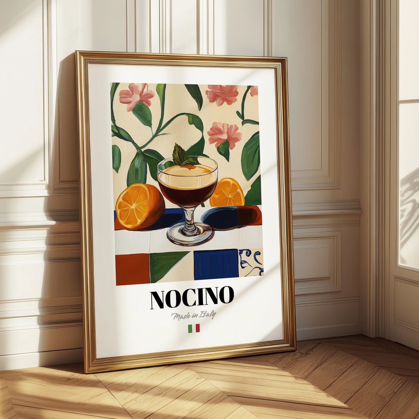 Nocino – Italian Liqueur Drink, Rooftop Terrace Print
