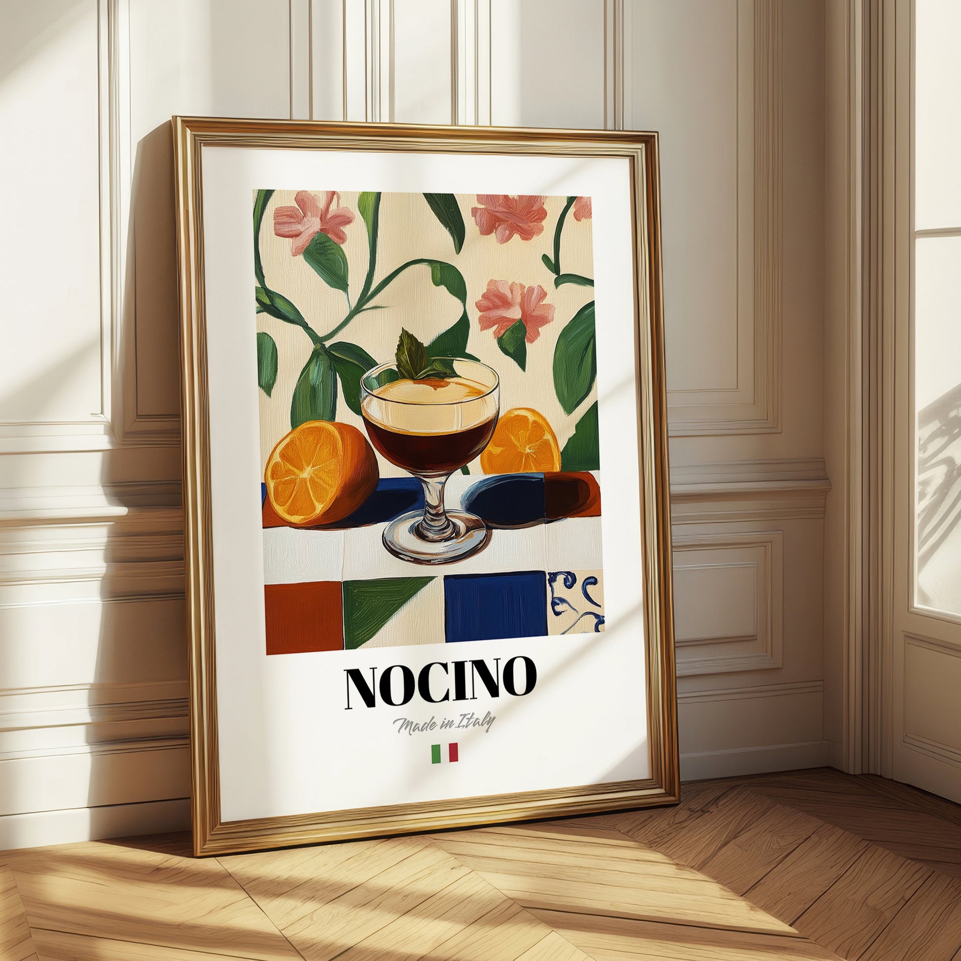 Nocino – Italian Liqueur Drink, Rooftop Terrace Print