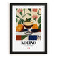 Nocino – Italian Liqueur Drink, Rooftop Terrace Print, in sleek black frame