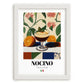 Nocino – Italian Liqueur Drink, Rooftop Terrace Print, placed in minimal white frame