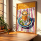 Bicerin – Italian Coffee, Café Poster, clean layout with no caption