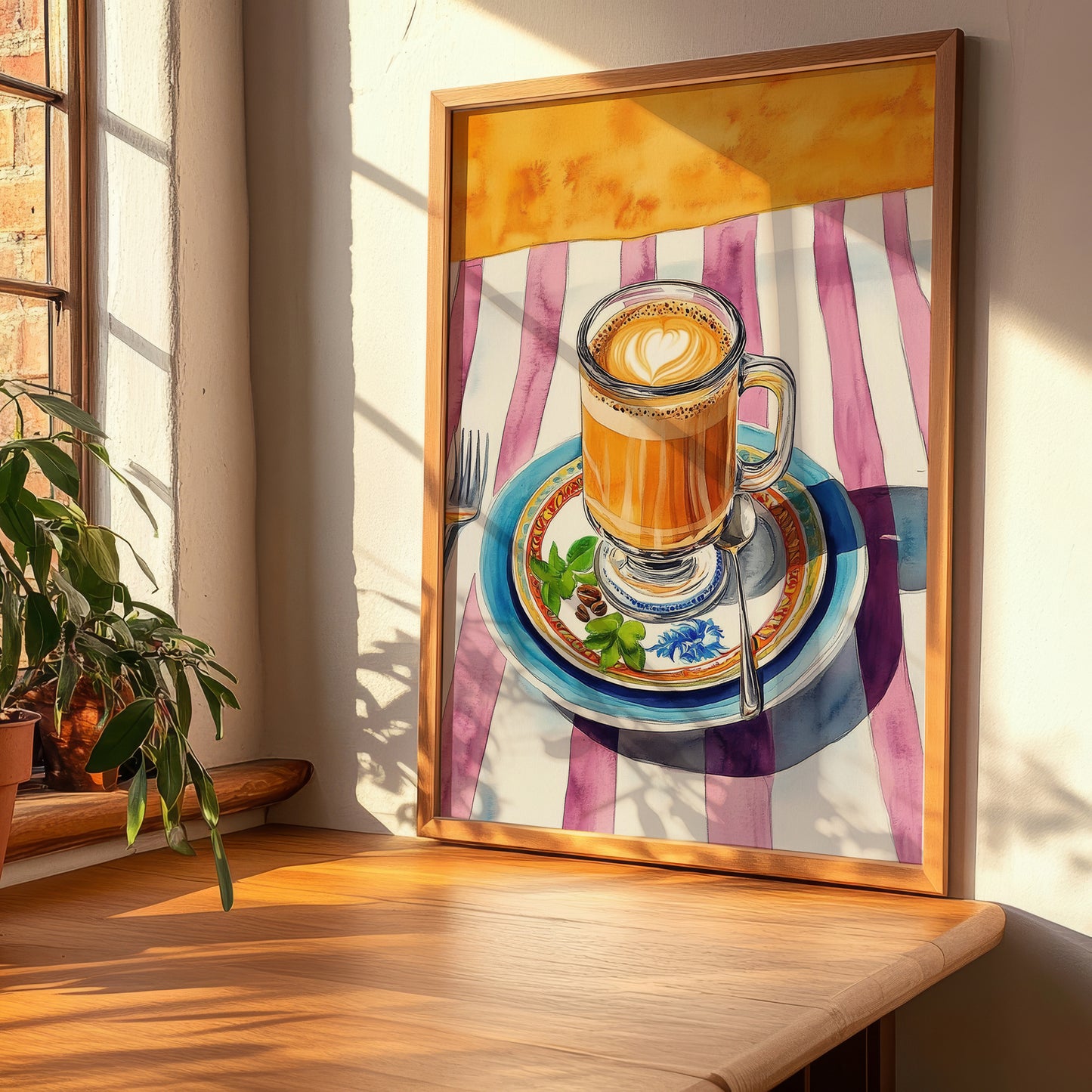Bicerin – Italian Coffee, Café Poster, clean layout with no caption