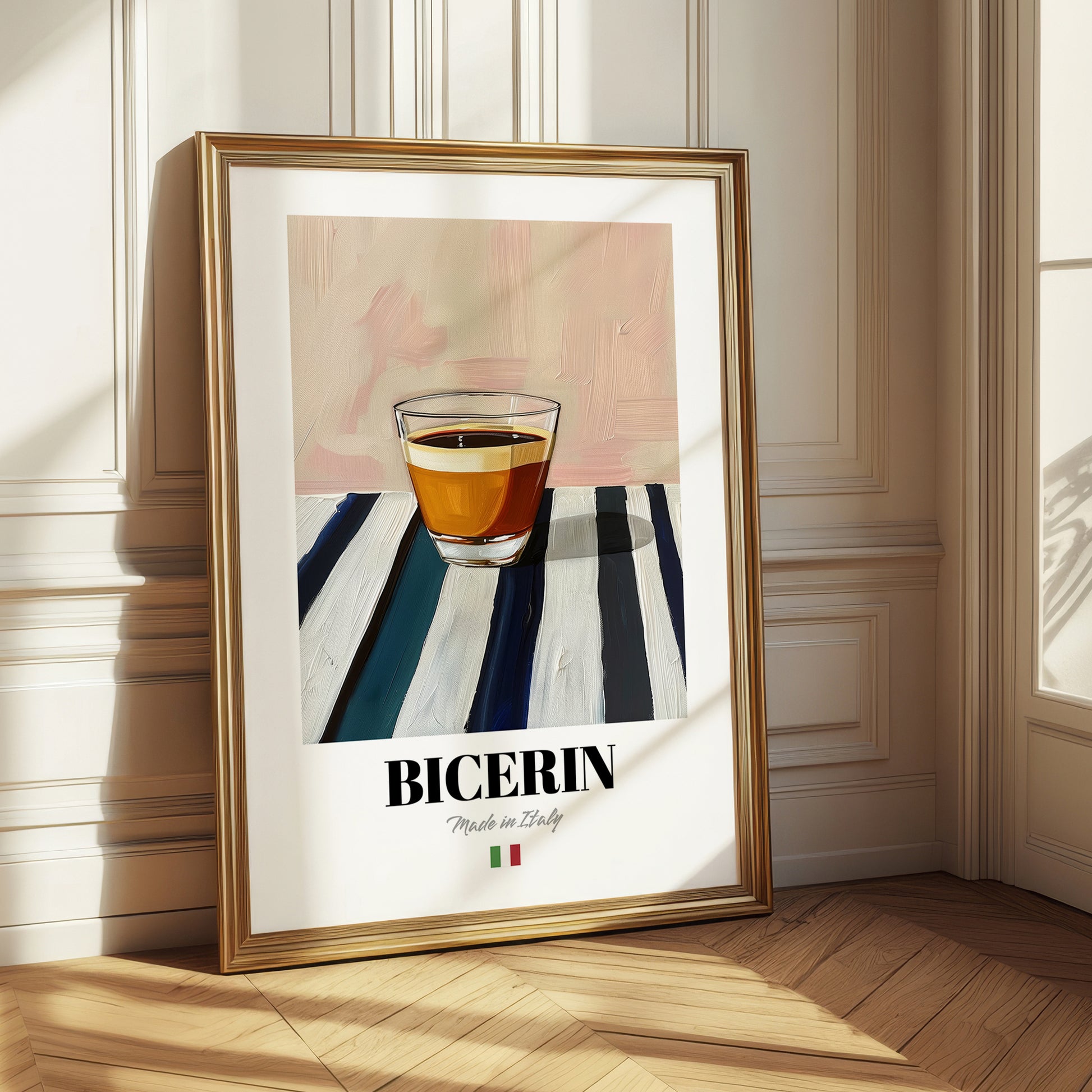 Bicerin – Italian Coffee, Book Café Poster