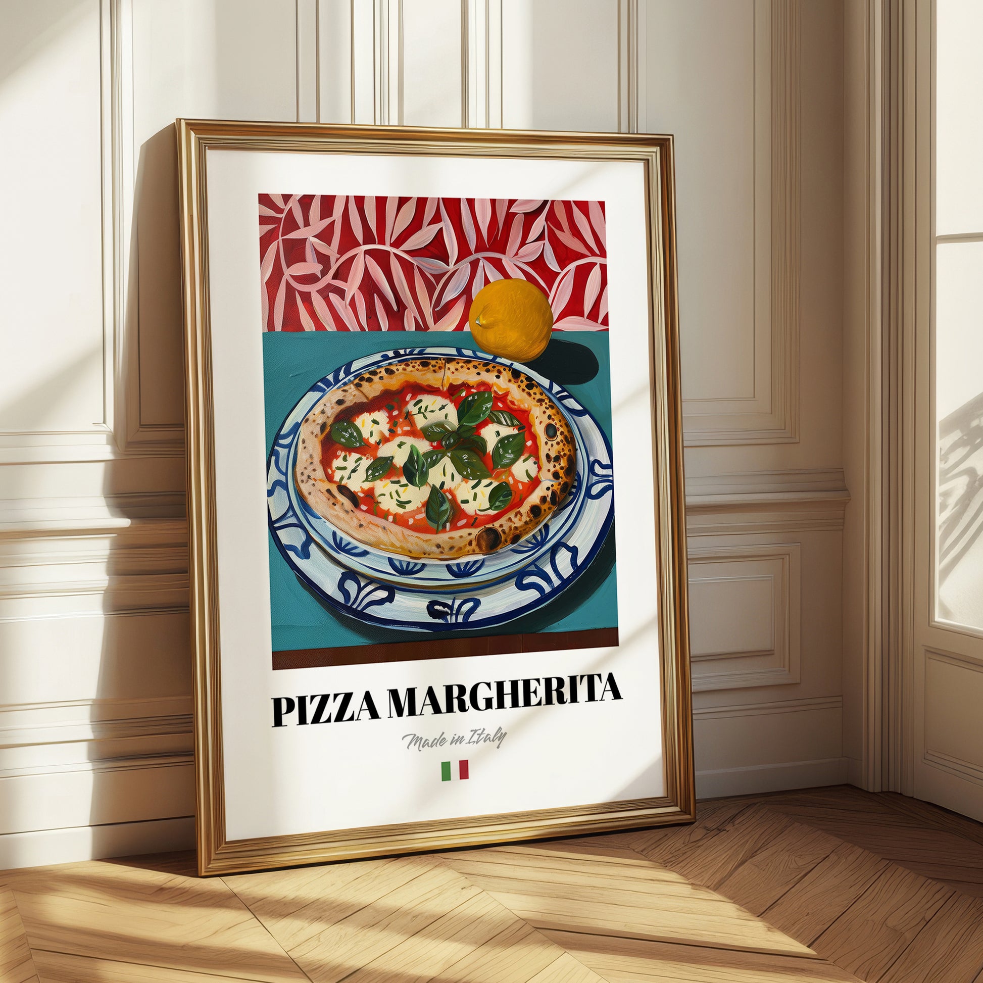 Pizza Margherita – Italian Pizza, Trattoria Poster