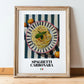 Spaghetti Carbonara – Italian Pasta, Trattoria Wall Decor, in wooden frame leaning on the floor