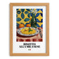 Risotto alla Milanese – Italian Rice Dish, Farmhouse Kitchen Illustration, set in oak frame