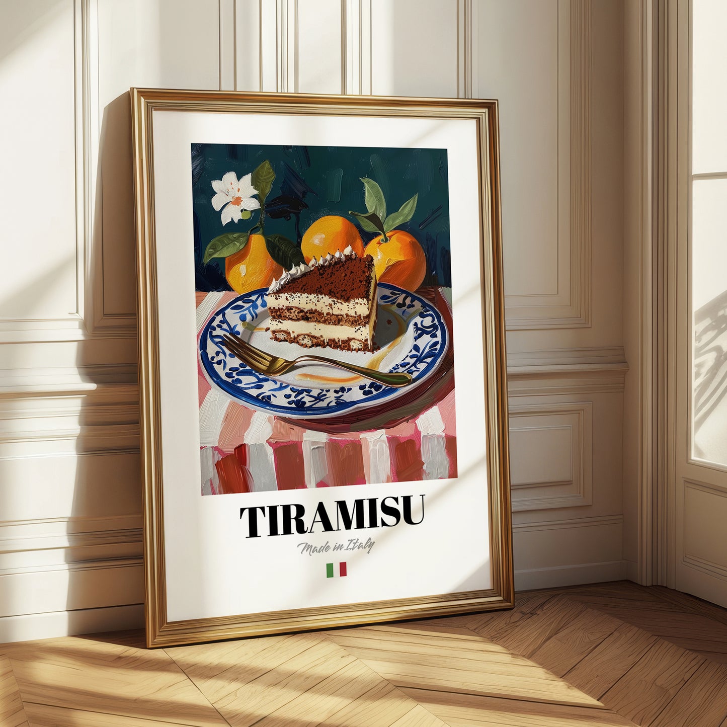 Tiramisu – Italian Dessert Dish, Tavern Wall Art
