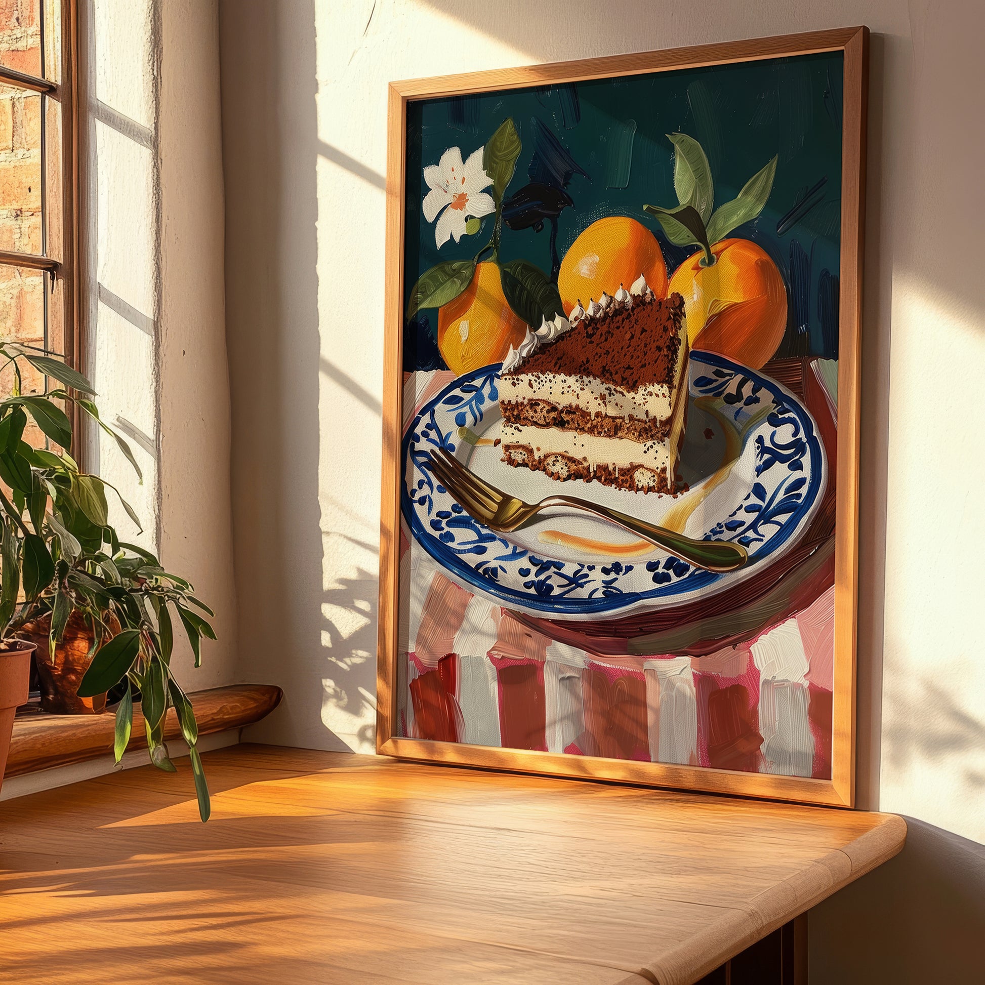 Tiramisu – Italian Dessert Dish, Tavern Wall Art, clean layout with no caption