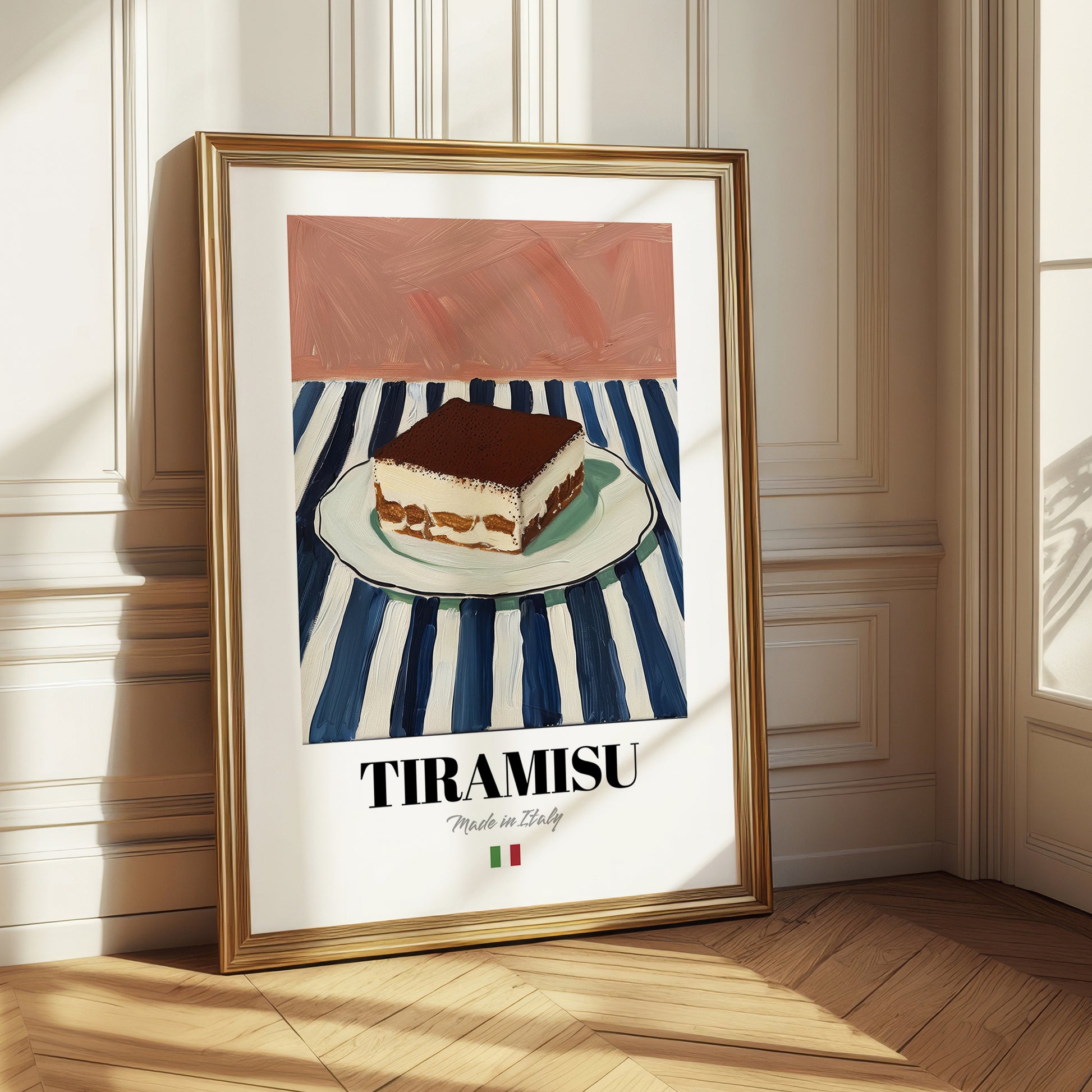 Tiramisu – Italian Dessert Dish, Restaurant Poster