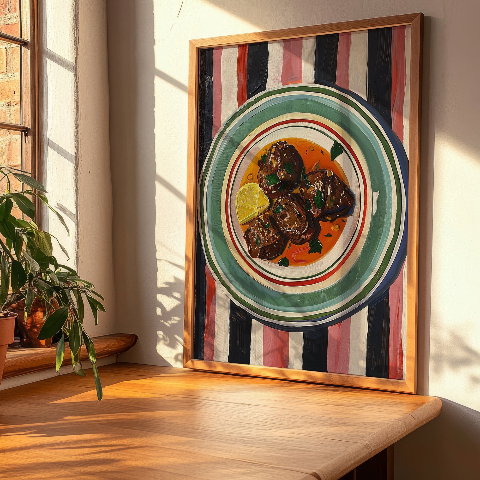 Ossobuco – Italian Stew Dish, Restaurant Poster, clean layout with no caption