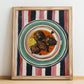 Ossobuco – Italian Stew Dish, Restaurant Poster, no-text version framed in wood