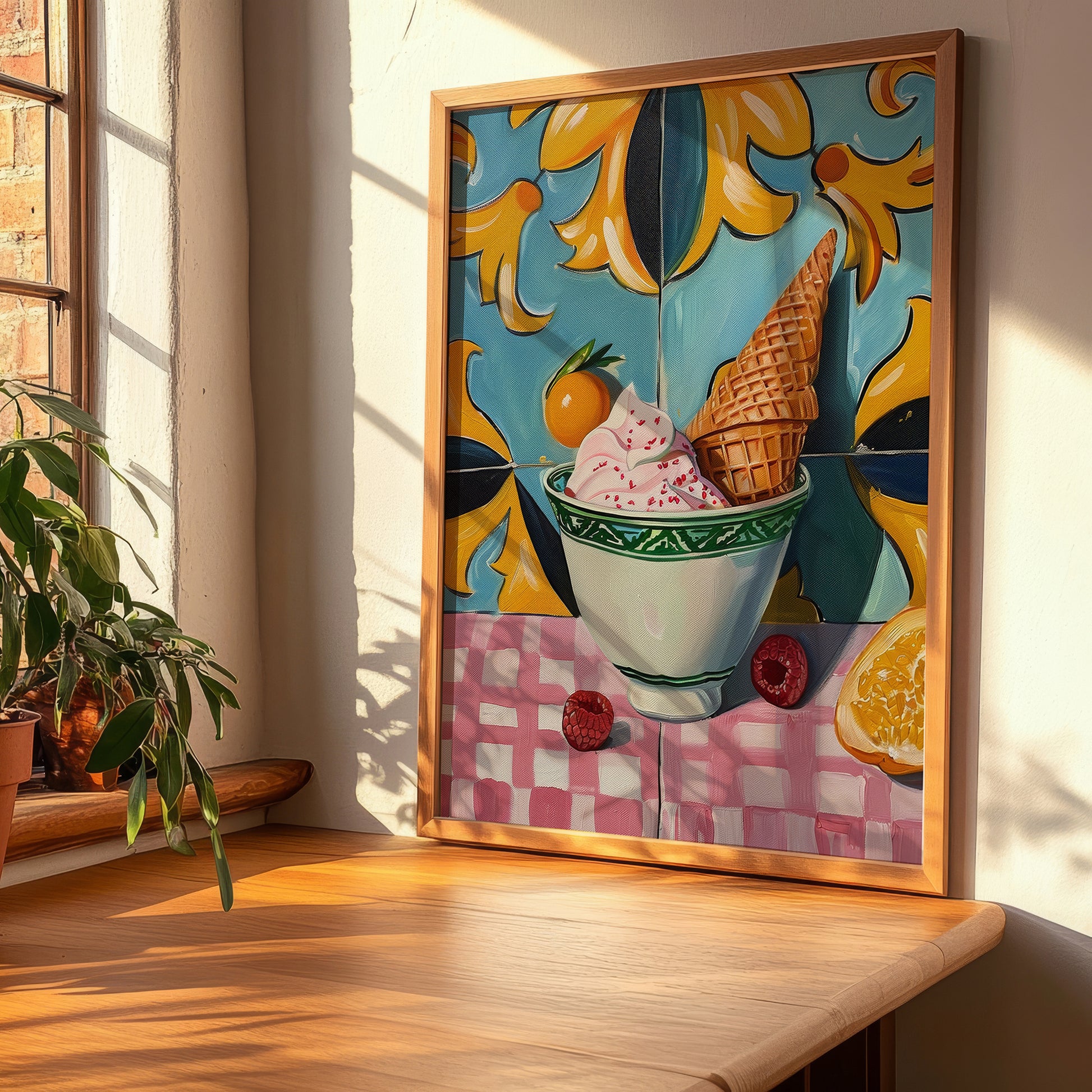 Gelato – Italian Ice Cream Gelato, Gelateria Art, clean layout with no caption