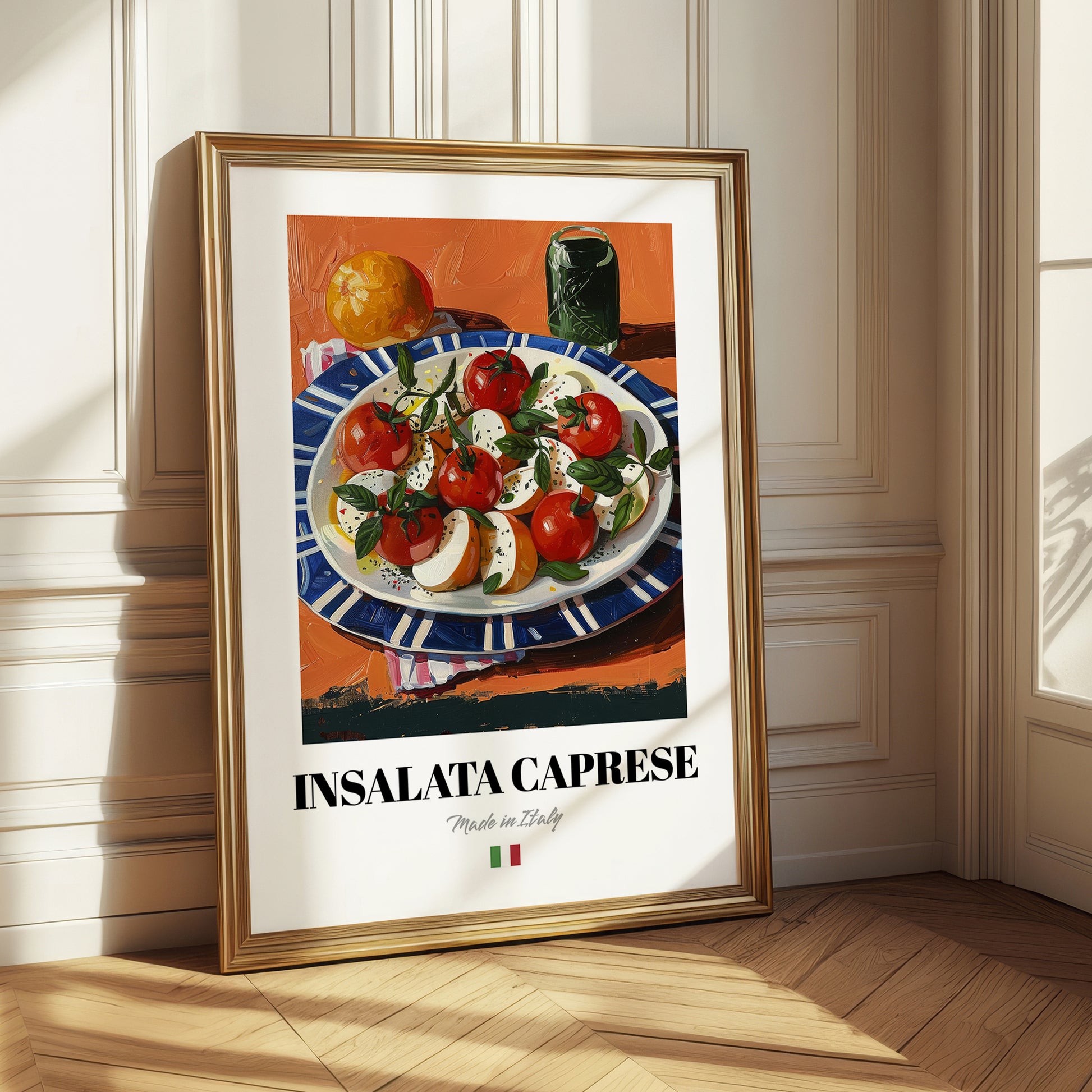 Insalata Caprese – Italian Salad Dish, Café Poster