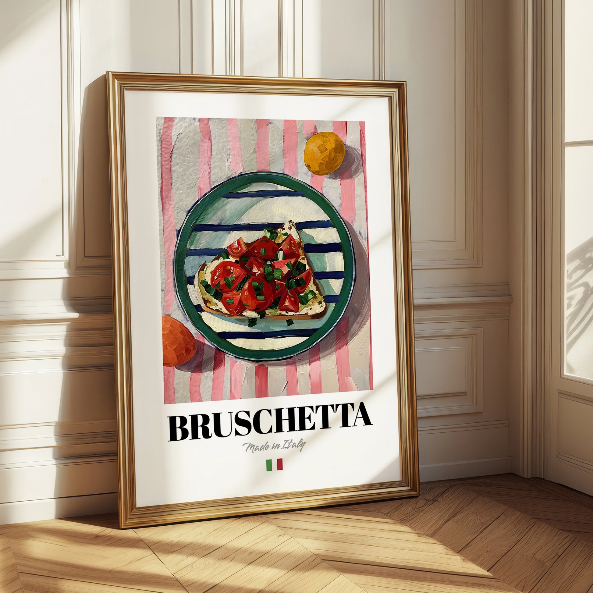 Bruschetta – Italian Snack Dish, Fine Dining Restaurant Print