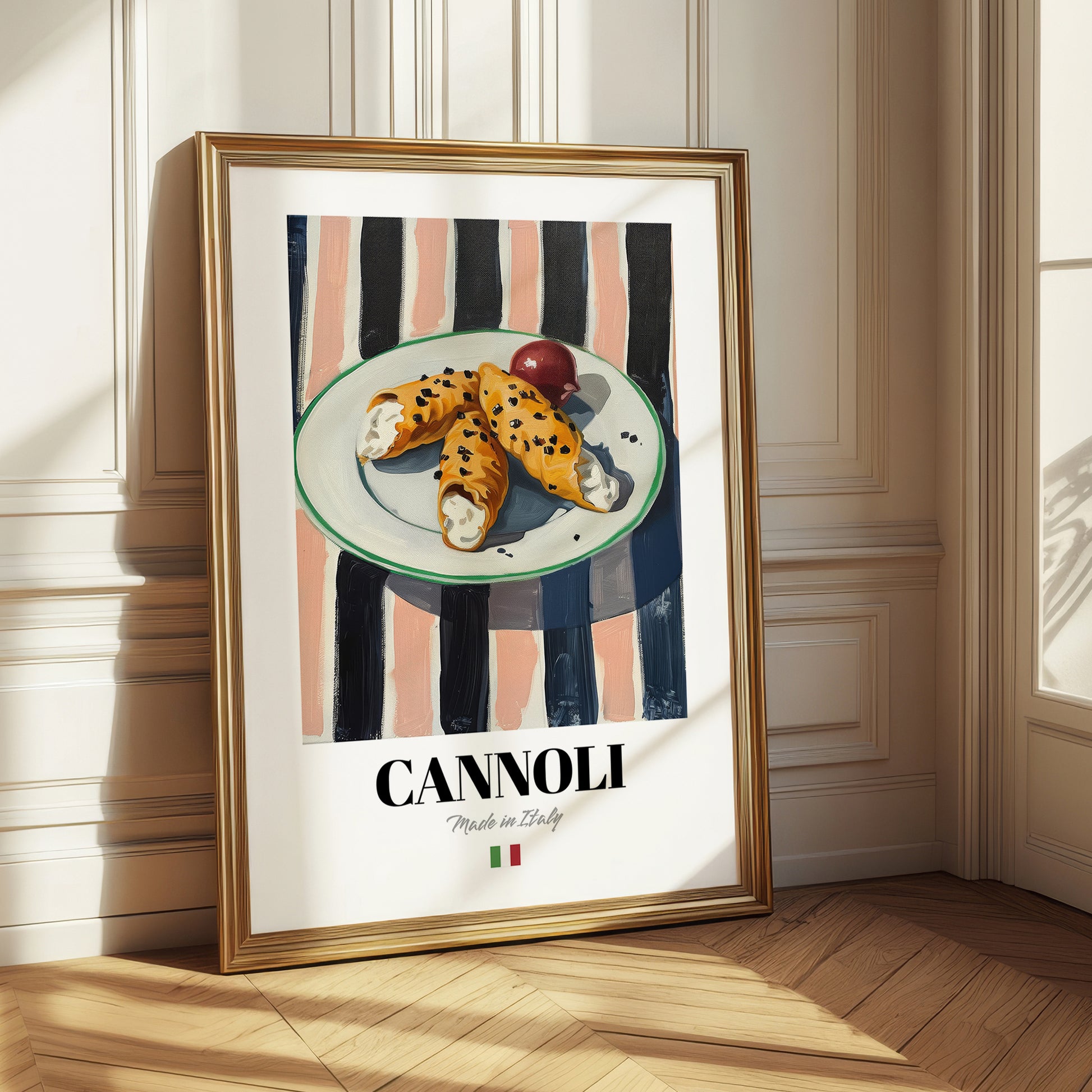 Cannoli – Italian Dessert Dish, Café Poster