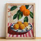 Arancini – Italian Snack Dish, Food Bar Painting, no-text version framed in wood