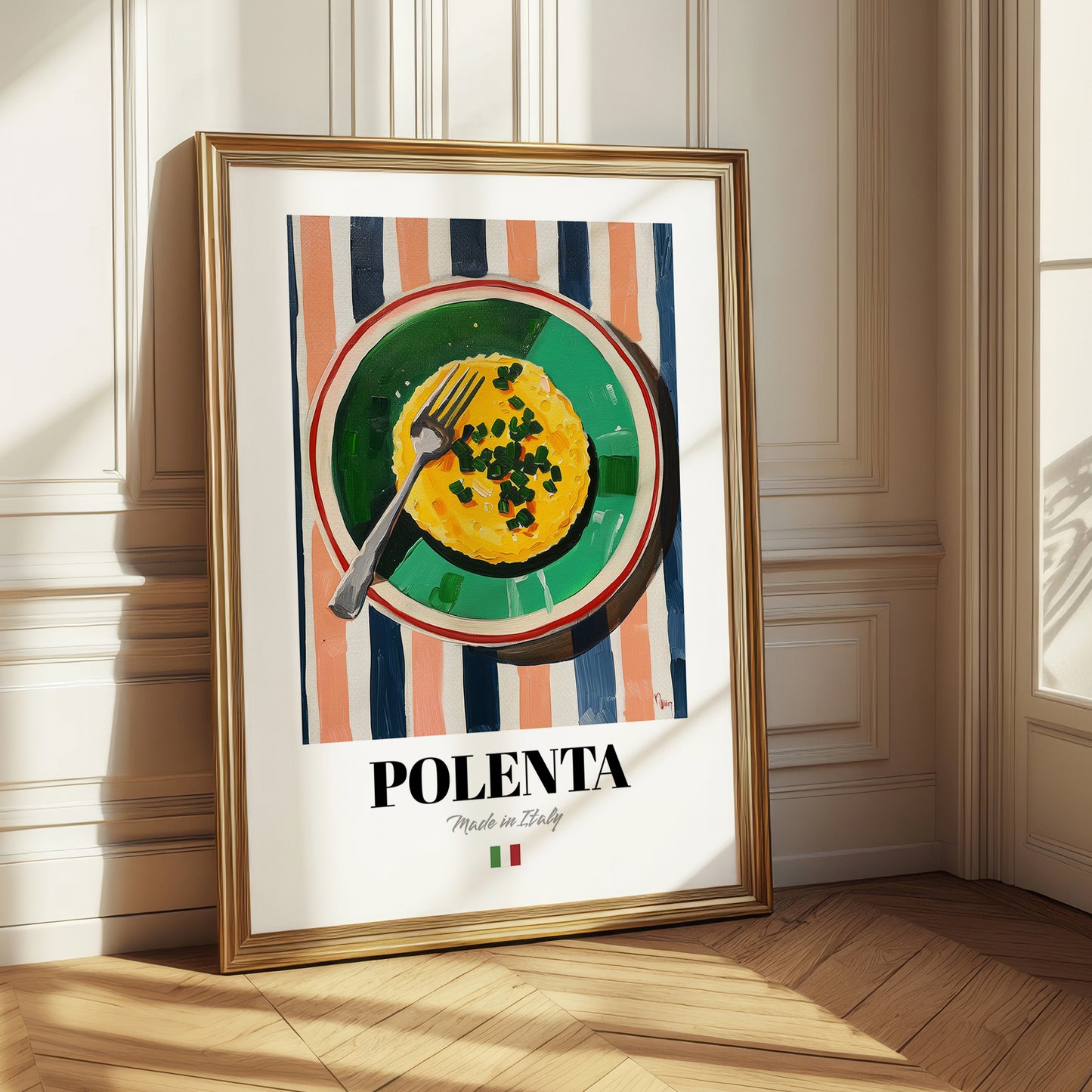 Polenta – Italian Dish, Restaurant Poster